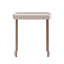 Lisbon Side Table - Silken Cream/Bronze