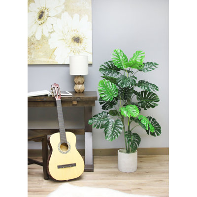 Faux Philodendron Plant in Pot Liner