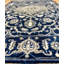 Proprietary Patterns Wool Oriental Area Rug in Lauran Dark Blue-2115901355