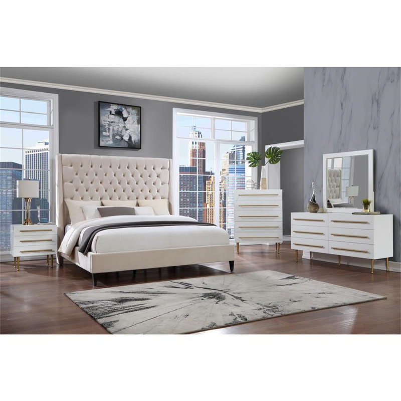Table de chevet blanche Modern Furniture