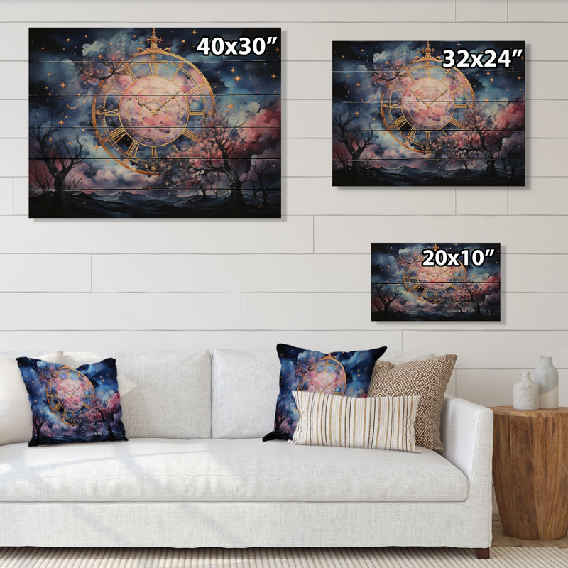" Astrology Starry Oracle I ", 10" H x 20" W x 0.78" D