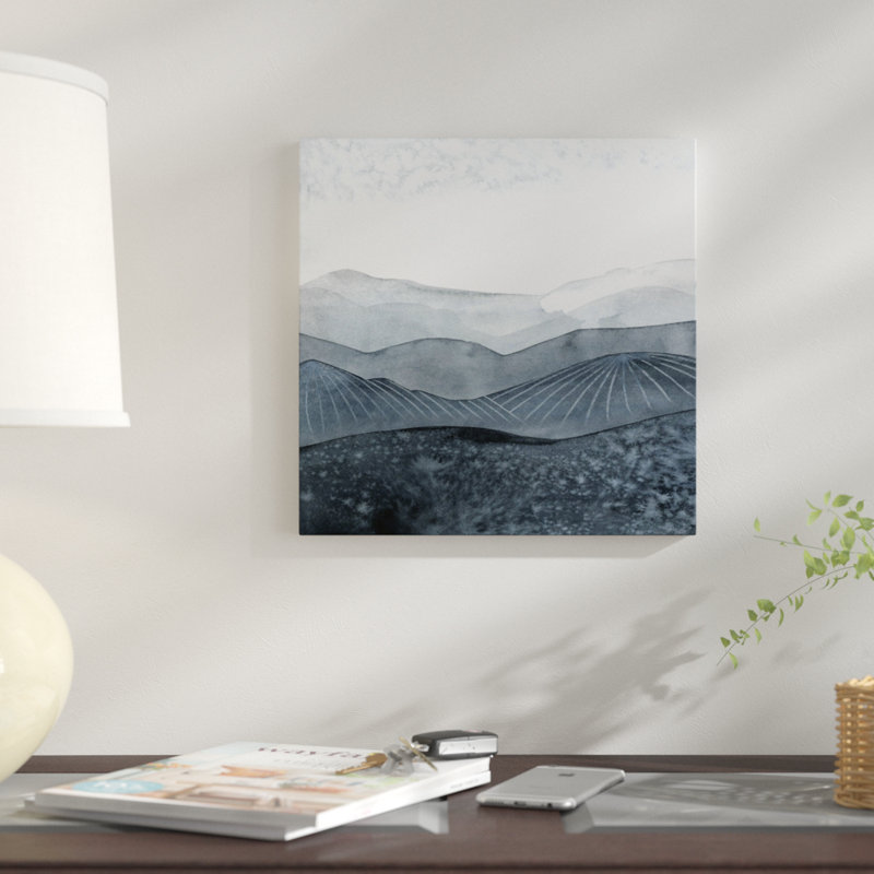 «Blustering Valley I», impression sur toile, H 37 po x l 37 po x P 1,5 po, Toile tendue, Pas de tapis