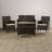 Hogarth 4 - Person Patio Conversation Set with Cushions-1443377829