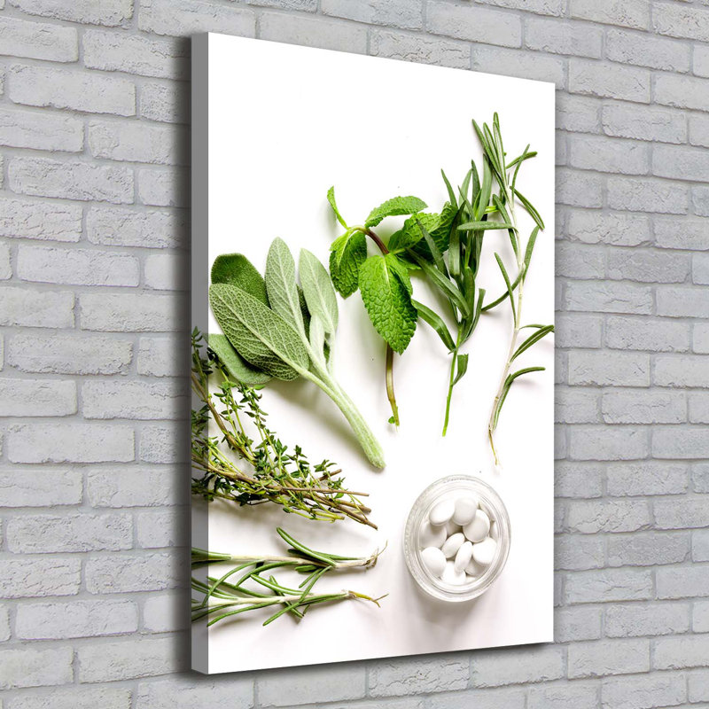 Herbs - Wrapped Canvas Print