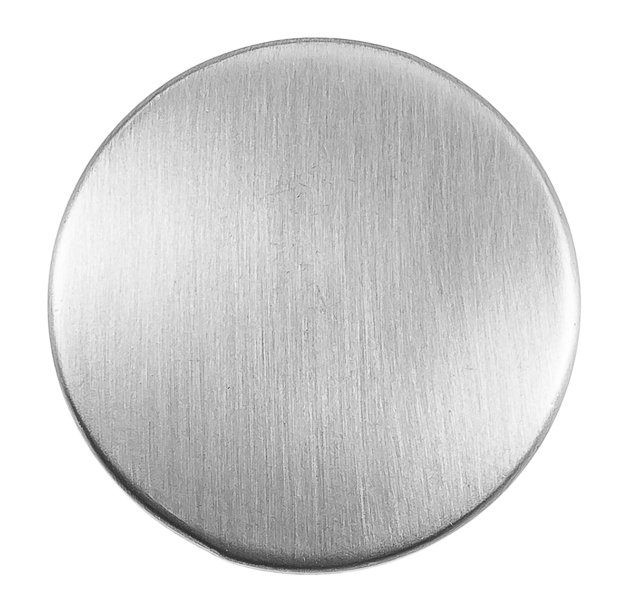 Poignée ronde en nickel satiné 1-1 / 8 po Elon, Nickel satiné