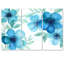 «Blue Wildflowers», art mural sur toile Meadow-644478010-644478012