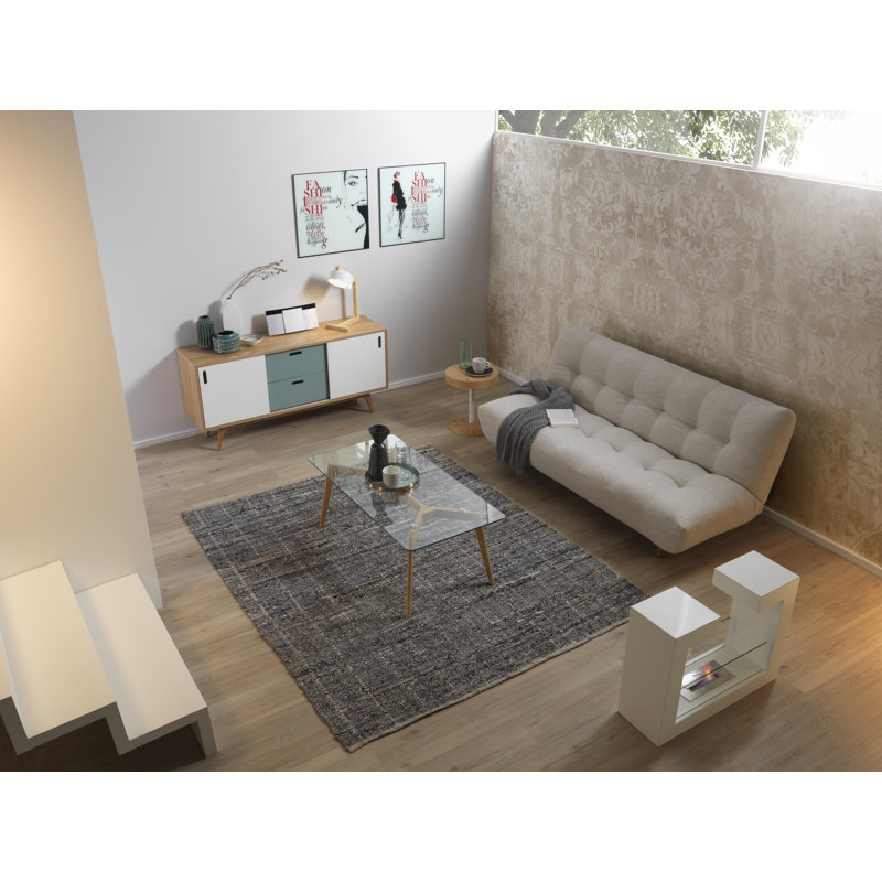 Palmieri Metro Lane 78cm W Bio-Ethanol Fireplace, White