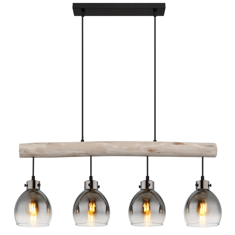 Almetia 4 - Light Matte Black Pendant