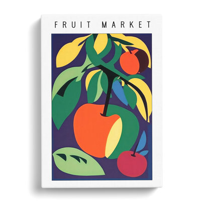 XMKTMKT-84 Apple Fruit Market Exhibition Vol.6 - Wrapped Canvas Print