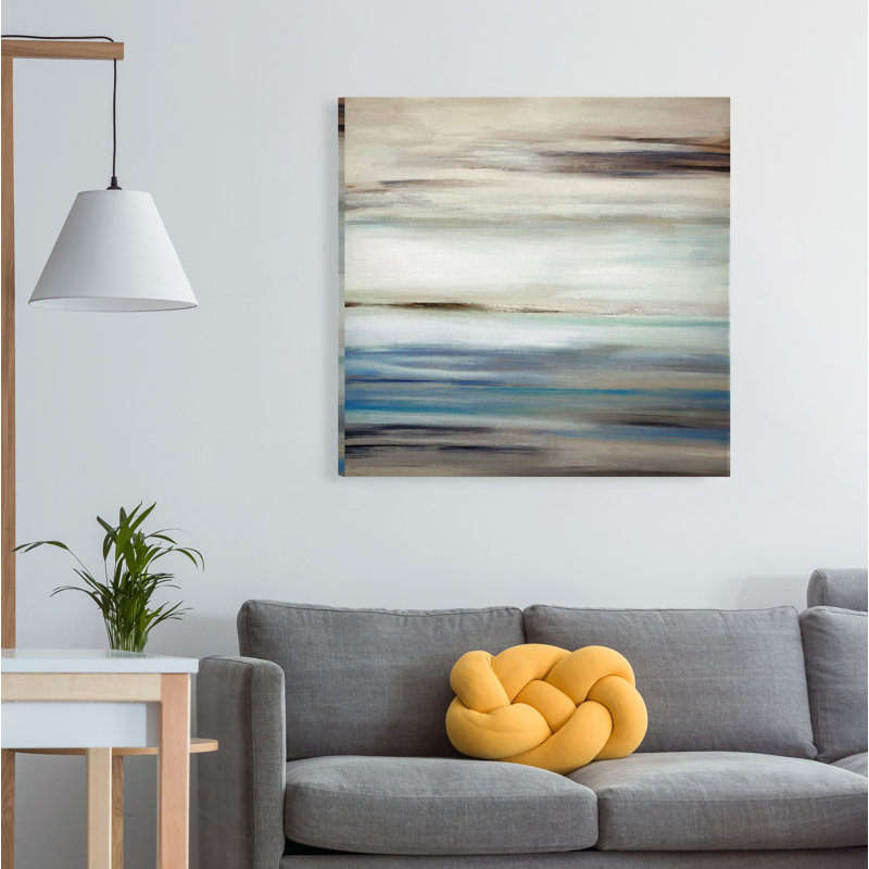 « sanibel lever », peinture sur toile tendue, H 32 po x l 32 po x P 1,5 po