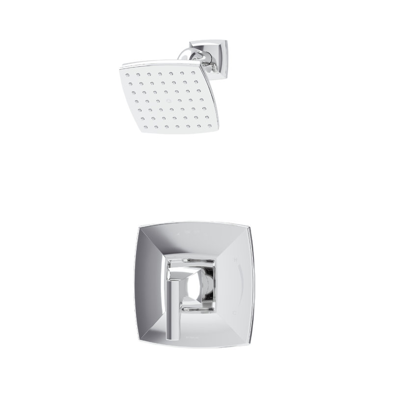 Oak HydroMersion Single Handle Shower Trim Kit, Polished Chrome