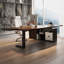 Bureau de direction en L en bois massif avec tiroirs-453040292-453040293