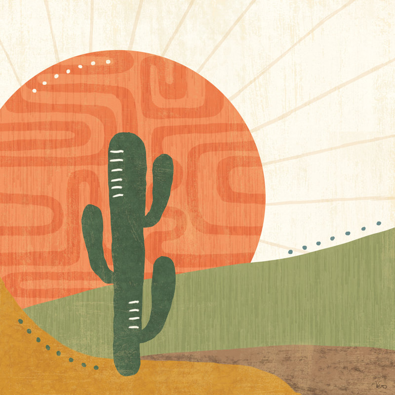 " Cool Cacti V ", 12" H x 12" W