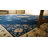 Antique Wool Hand Knotted Pile Blue 1900s Rug