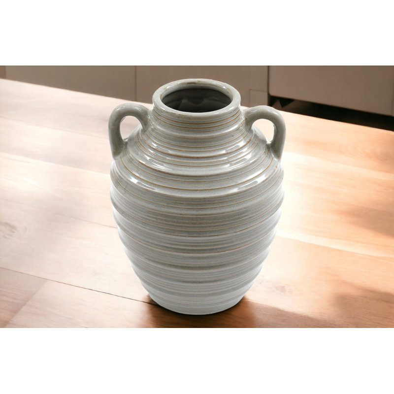 Abitante Handmade Ceramic / Porcelain Decorative Urns & Jars, 25cm H  x 19cm W  x 19cm D