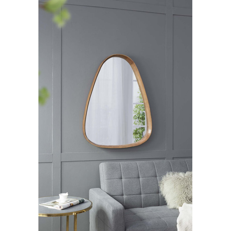 30 "X38" Irrgeular Miroir, Miroir mural, 36.8" H x 28.1" W