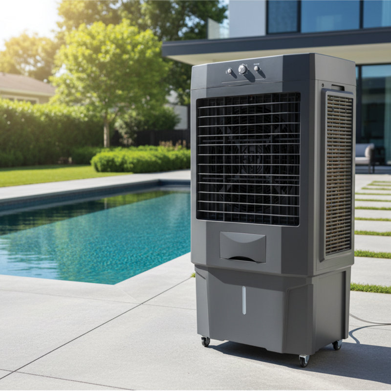 8,500 CFM 3-Speed Portable Evaporative Cooler (Swamp Cooler) for 2,000 sq. ft.