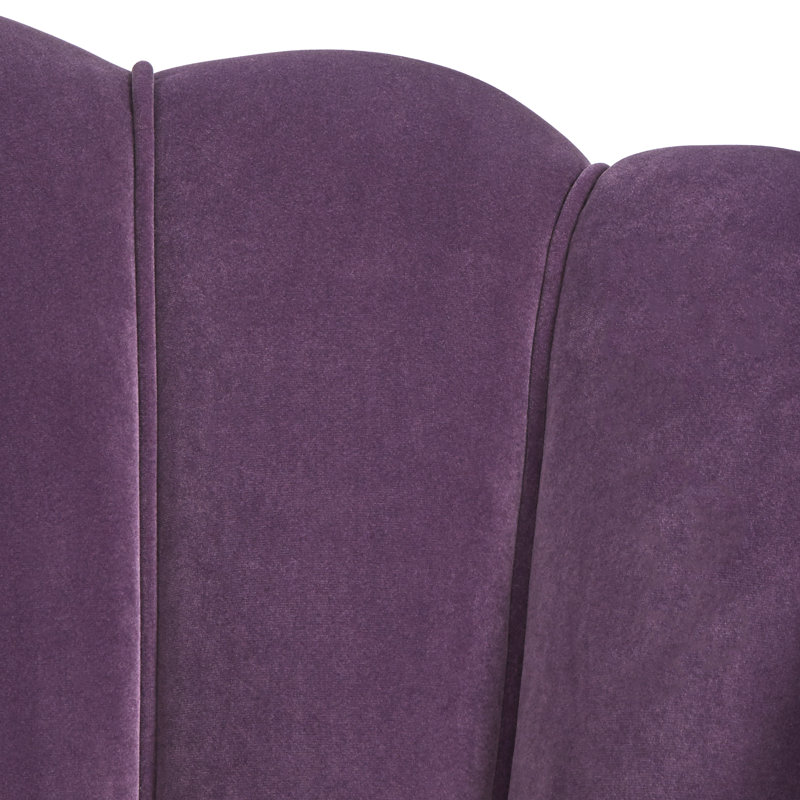 Fauteuil demi-tonneau Carrigan, Purple