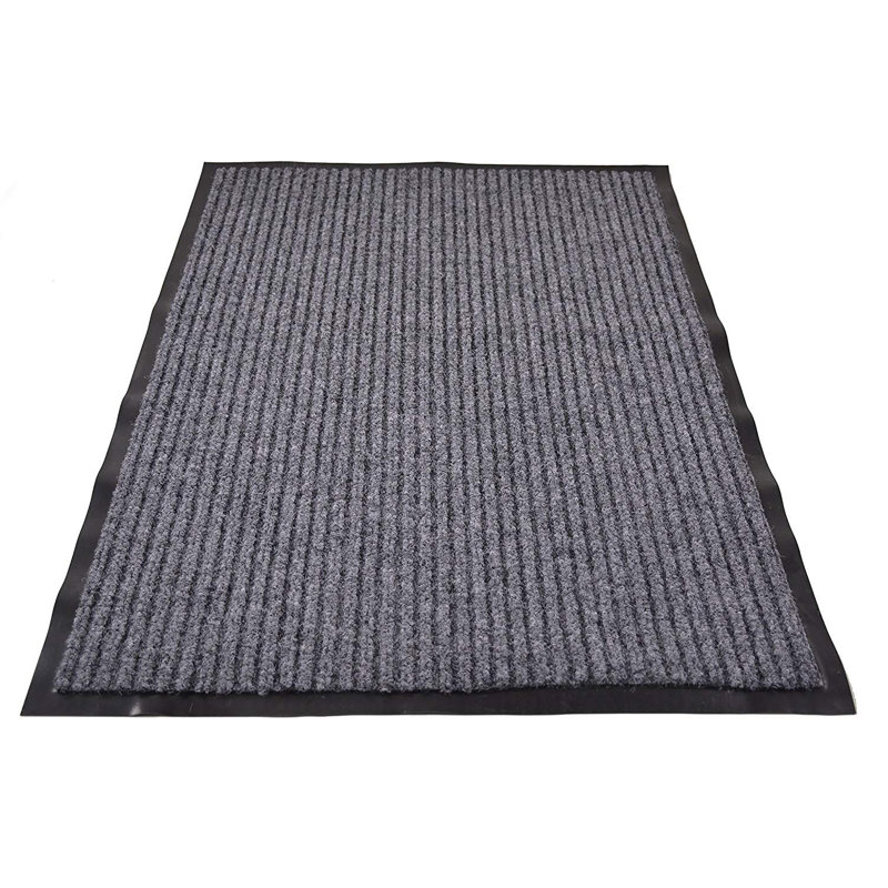 Tapis d'entrée antidérapant Meltham, Gris, Rectangle 3 pi x 4 pi