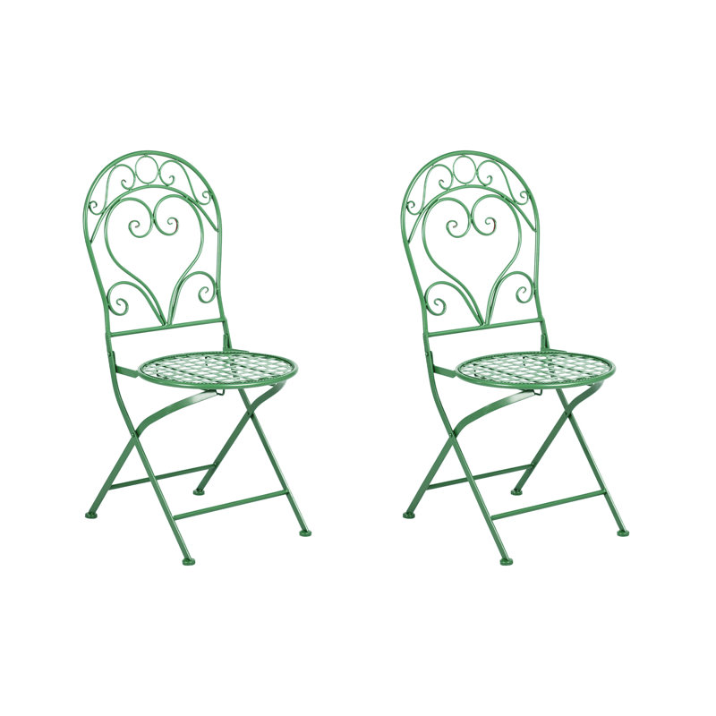 Outdoor Patio Dining Side Chair, Green