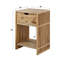 Wilson 40cm W Solid Wood Bedside Table