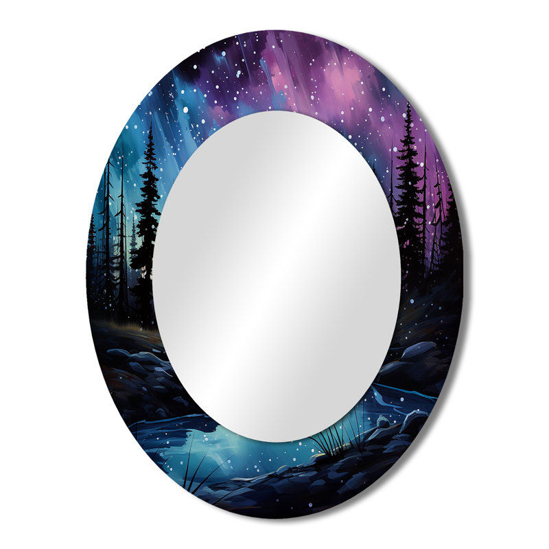 Miroir mural Aurora Borealis, 43 po x 33 po