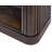 Passerine Executive Open Bookcase, Fully Assembled, Brown