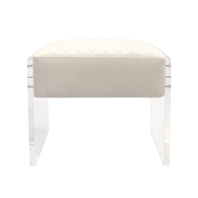 Tribecca Acrylic Base Accent Stool