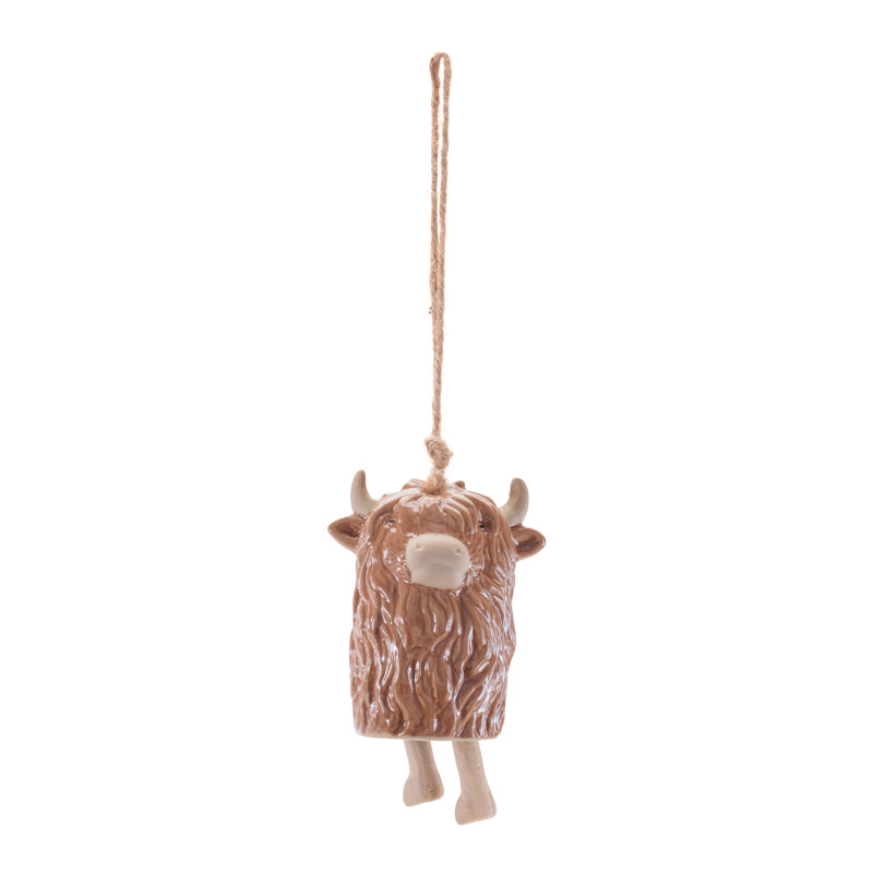 Ensemble de 8 ornements Highland Cow