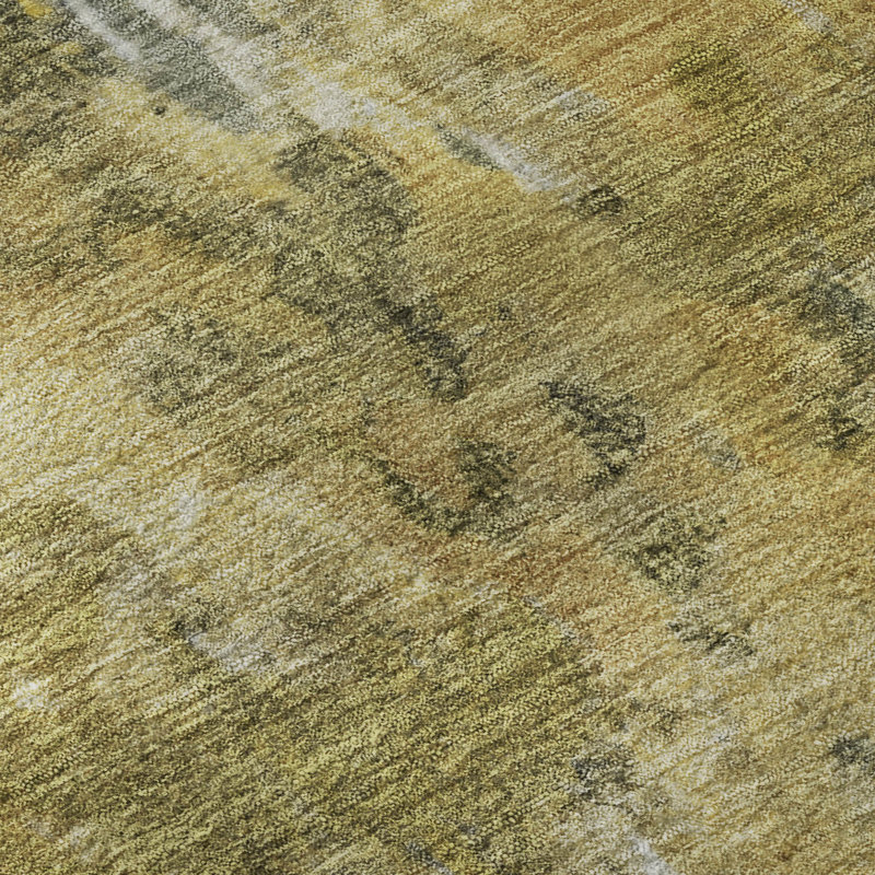 Premium Machine Washable Lubbers AMF1756 Modern Rug, Rectangle 3' x 5'