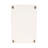 Aliany White Wood & MDF Wall Storage Unit with Multiple Shelves, 24" Glam Style, Wall-Mounted Organizer for Home, Office, Bedroom, or Living Room - Functional & Stylish Display Shelf