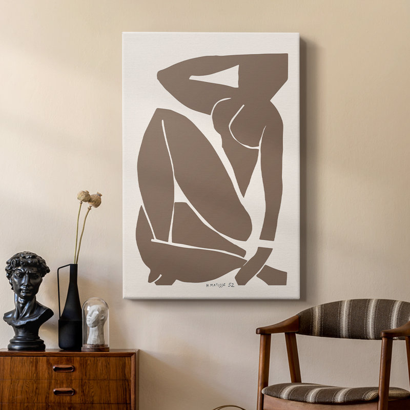 Matisse CCXIV, reproduction d'art encadrée sur mesure, galerie Cavas, H 18 po x l 12 po