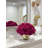 Fuchsia Real Touch Large Head Roses Arrangement