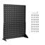 Pegboard Display Stand 17 x 13 in Tabletop Pegboard Panels Display Black
