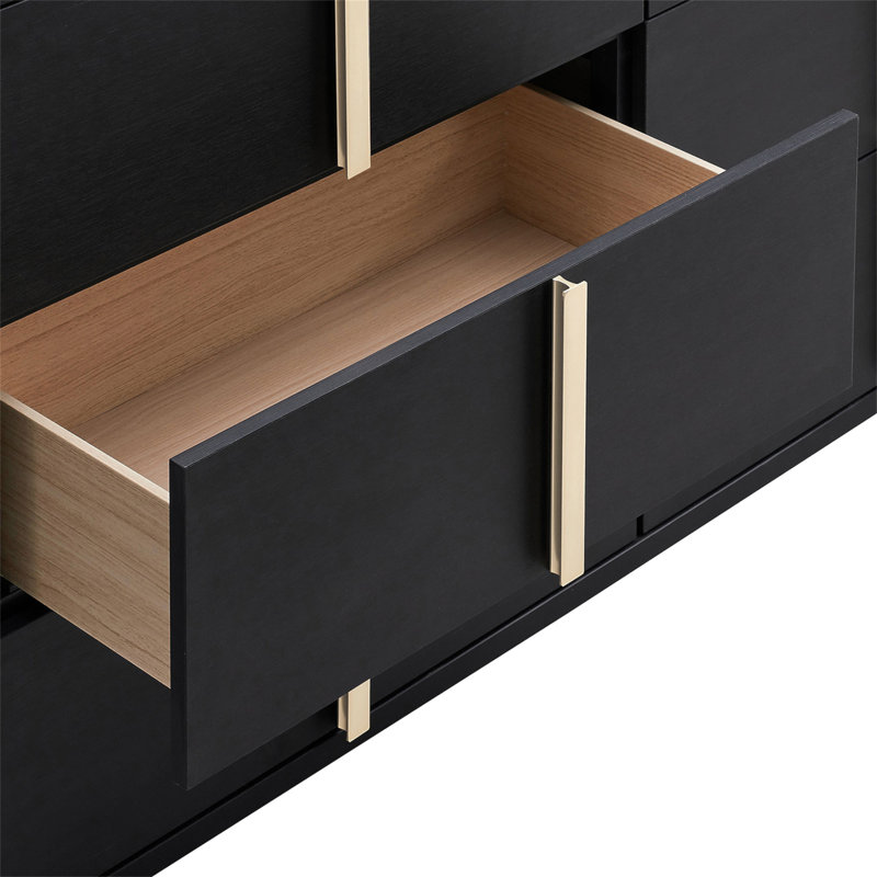 Commode 6 tiroirs avec miroir Jeremiah