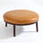 Full-Grain Genuine Italian Leather Ottoman-466892137