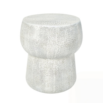 Outdoor Patio Accent Table with Crack process