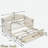 Wooden Daybed With Trundle, 2 Storage Drawers And Upholstered Button Tufted Backrest-572731608