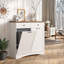 Îlot de cuisine avec rangement pour poubelle-105786300