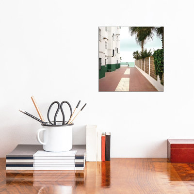 Road To The Beach by Beli - Wrapped Canvas Print