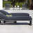 Outdoor Aluminum Alloy Lounge Chair Outdoor Chaise Lounge Set , Cushion Included-100897855-100897856