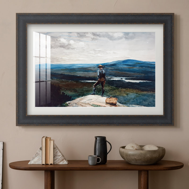 Le Ranger, Adirondacks, 1882 - Winslow Homer - Estampe encadrée sur mesure, 16x22 INNER SIZE, Framed Print with Mat
