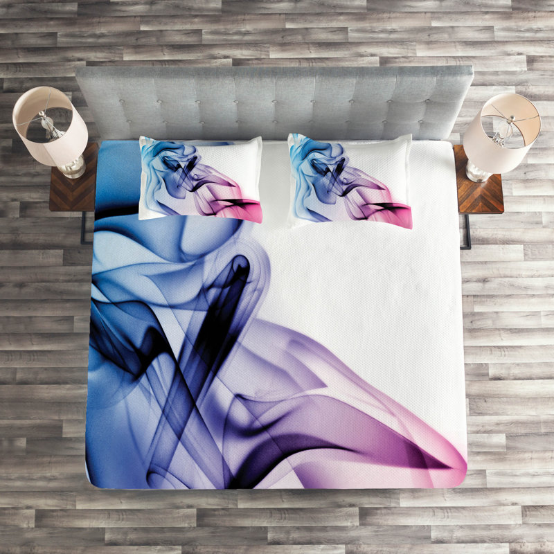 Modern & Contemporary Polyester Abstract Coverlet