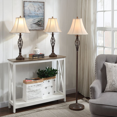 Ensemble de lampes sur pied Tippett