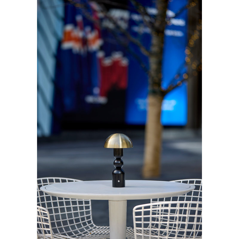 Lampe de table à DEL sans fil Connie - noir, Noir