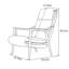 Chaise élégante en noyer noir-107387543