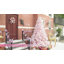 Arbre de Noël artificiel floqué pré-éclairé avec base pliable-797577877