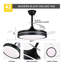 Ventilateur de plafond 42 "rétractable avec lumière, dernier ventilateur de plafond à télécommande 6 vitesses-782948423