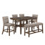 Table de bar brune D4355