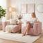  Chaises d'appoint rembourrées Blush
